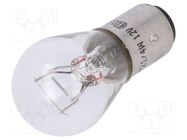 Filament lamp: automotive; BAZ15D; transparent; 12V; 21/4W; LLB LUCAS