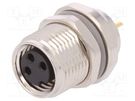 Connector: M8; female; PIN: 3; unshielded; socket; IP67; 60V TE Connectivity