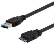 USB CORD, 3.0 TYPE PLUG A-MICRO B, 19.7"
