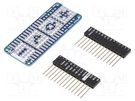 Expansion board; prototype board; pin header; MKR; 61.5x25mm ARDUINO