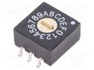 Encoding switch; HEX/BCD; Pos: 16; SMT; Rcont max: 100mΩ; 5Ncm ECE