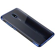 Clear Color Case Gel TPU Electroplating frame Cover for Xiaomi Redmi 8A blue, Hurtel