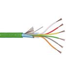 ELAN Tinned screened hologen-free Cable 6x0.22 (green)