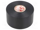 Tape: electrical insulating; W: 50mm; L: 33m; Thk: 0.18mm; black SCAPA