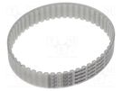Timing belt; AT5; W: 16mm; H: 2.7mm; Lw: 255mm; Tooth height: 1.2mm OPTIBELT