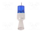Signaller: lighting-sound; 24VDC; xenon arc lamp; blue; IP54 QLIGHT