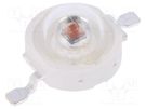 Power LED; red; 130°; 700mA; 613.5÷631nm; Pmax: 3W; 99.6÷113.6lm ProLight Opto