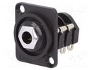 Socket; Jack 6,3mm; female; stereo; soldering; XLR standard; FT CLIFF
