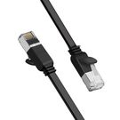 Ugreen Flat Cable Internet Cable Ethernet Patchcord RJ45 Cat 6 UTP 1000Mbps 0.5m Black (50183), Ugreen