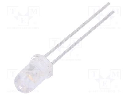 LED; 5mm; white neutral; 2900÷5000mcd; 60°; Front: convex; 2.6÷3.6V LUCKYLIGHT LL-504WC2Z-W5-3PF
