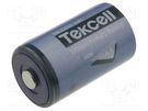Battery: lithium; 3.6V; 1/2AA; 1200mAh; non-rechargeable TEKCELL