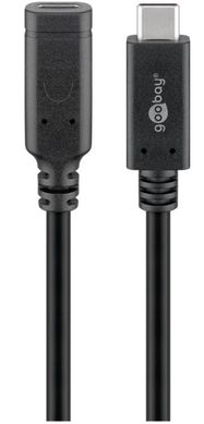 Kabelis/pagarinātājs USB C spraudnis — USB C ligzda 1 m USB 3.2 Gen 2 Thunderbolt™ 3, līdz 60 W