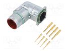 Connector: M23; socket; PIN: 8; male; crimped; angled 90°; 7A; IP65 LAPP