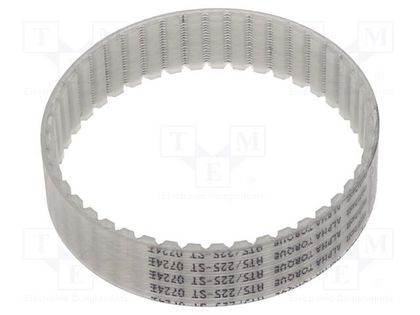 Timing belt; AT5; W: 16mm; H: 2.7mm; Lw: 225mm; Tooth height: 1.2mm OPTIBELT AT5-225-16-77ZA