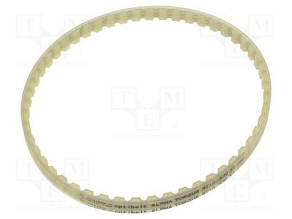 Timing belt; AT10; W: 10mm; H: 5mm; Lw: 530mm; Tooth height: 2.5mm OPTIBELT AT10-530-10-77ZA