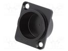 Protection cap; countersunk screw hole; black; metal; D: 12mm CLIFF