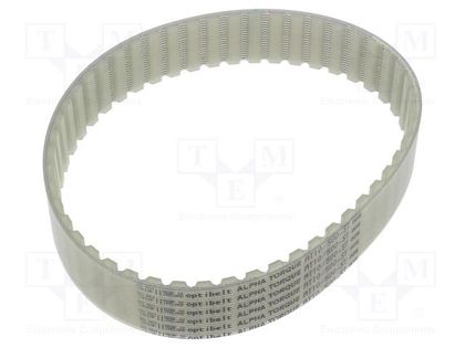 Timing belt; AT10; W: 32mm; H: 5mm; Lw: 500mm; Tooth height: 2.5mm OPTIBELT AT10-500-32-77ZA
