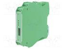 Enclosure: for DIN rail mounting; polycarbonate; green; UL94V-0 DEGSON ELECTRONICS