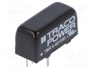 Converter: DC/DC; 9W; Uin: 18÷75V; Uout: 24VDC; Iout: 375mA; SIP8 TRACO POWER