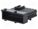 Connector: automotive; JPT; male; plug; for cable; PIN: 16; black TE Connectivity