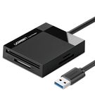 Ugreen USB 3.0 SD / micro SD / CF / MS memory card reader black (CR125 30333), Ugreen