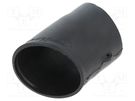 Heat shrink boot; glueless,angular; 19mm; black; -75÷150°C TE Connectivity