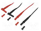 Test leads; Inom: 15A; Len: 1.5m; red and black; Insulation: PVC CHAUVIN ARNOUX