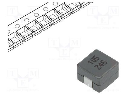 Inductor: wire; 105nH; Ioper: 36A; 0.32mΩ; 100kHz; -40÷125°C; ±20% KEMET TPI077050L105N