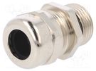 Cable gland; with earthing; M20; 1.5; IP68; brass LAPP