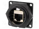 Coupler; RJ45; DC; PIN: 8; Cat: 5e; shielded; Layout: 8p8c; IP67,IP68 SWITCHCRAFT