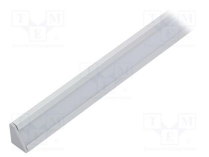 Profiles for LED modules; white; natural; L: 1m; CORNER10; angular TOPMET TOP-58360020