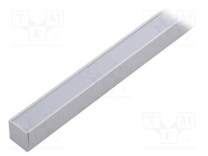 Profiles for LED modules; white; natural; L: 1m; LINEA20; surface TOPMET TOP-58850020