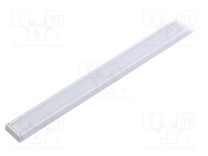 Profiles for LED modules; white; black; L: 1m; SURFACE10; surface TOPMET TOP-58340021