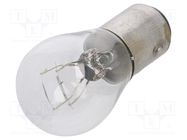 Filament lamp: automotive; BAZ15D; transparent; 12V; 21/4W ELTA