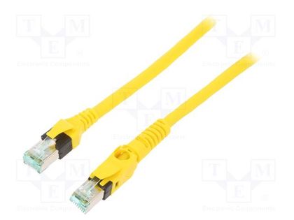 Patch cord; S/FTP; 6a; stranded; Cu; PUR; yellow; 3m; 27AWG; Cores: 8 HARTING 09488447745030