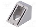 Angle bracket; for profiles; Width of the groove: 8mm; W: 30mm FATH