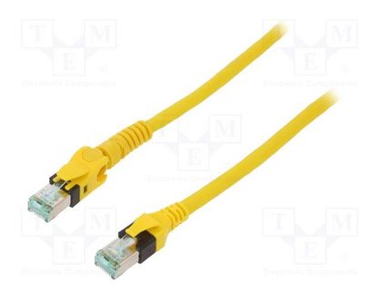 Patch cord; S/FTP; 6a; stranded; Cu; PUR; yellow; 15m; 27AWG; Cores: 8 HARTING 09488547745150