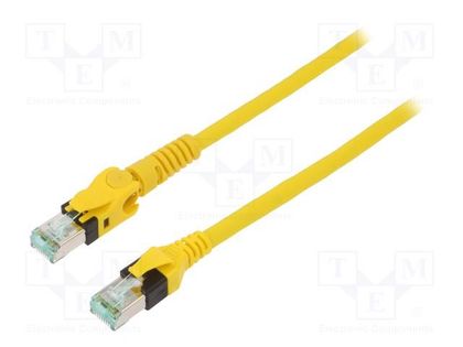 Patch cord; S/FTP; 6a; stranded; Cu; PUR; yellow; 5m; 27AWG; Cores: 8 HARTING 09488547745050