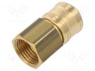Quick connection coupling EURO; brass; Int.thread: 1/2" METABO