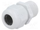 Cable gland; with long thread; M20; 1.5; IP68; polyamide OBO BETTERMANN