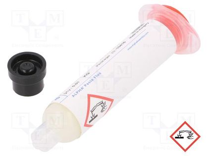 Flux: rosin based; halide-free,ROL0,synthetic; gel; syringe; 10ml ALPHA TOPNIK-GEL-BGA