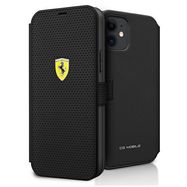 Ferrari FESPEFLBKP12SBK iPhone 12 mini 5.4&quot; black/black book On Track Perforated, Ferrari