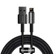 Baseus Tungsten USB - Lightning cable 2,4 A 2 m black (CALWJ-A01), Baseus