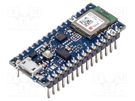 Arduino Pro; pin strips,USB micro; 64MHz; 3.3VDC; I2C,SPI,USART ARDUINO