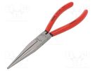 Pliers; curved,half-rounded nose; 200mm KNIPEX