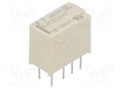 Relay: electromagnetic; DPDT; Ucoil: 24VDC; 2A; 0.3A/125VAC; THT FUJITSU