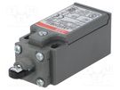Limit switch; plastic roller Ø11mm; NO + NC; 10A; max.400VAC ABB