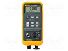 Meter: calibrator; pressure; Overpressure: 5x full range FLUKE