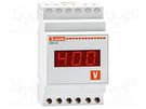 Voltmeter; digital,mounting; 15÷660V; for DIN rail mounting LOVATO ELECTRIC