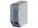 Power supply: switched-mode; for DIN rail; 120W; 24VDC; 5A; IP20 SIEMENS